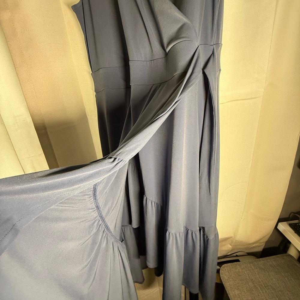 Lane Bryant High Low Sleeveless Dress in Blue - Picture 3 of 6